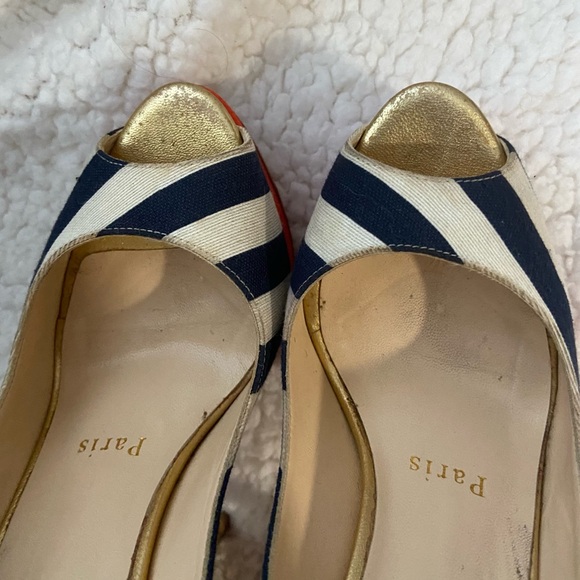 Christian Louboutin Lady Peep Sling Heels 36/5.5 - Picture 8 of 13